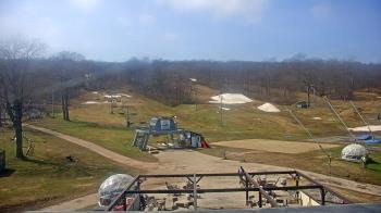 Weather camera view of Powder Ridge Ski Resort.