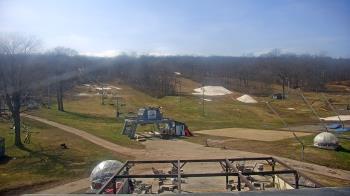 Weather camera view of Powder Ridge Ski Resort.