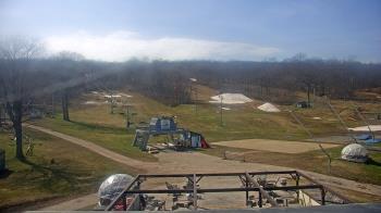 Weather camera view of Powder Ridge Ski Resort.