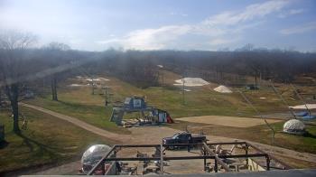 Weather camera view of Powder Ridge Ski Resort.