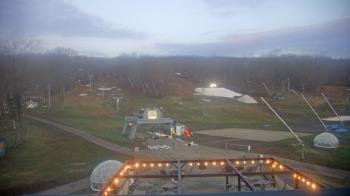 Weather camera view of Powder Ridge Ski Resort.