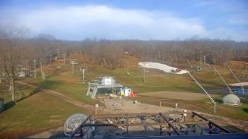 Weather camera view of Powder Ridge Ski Resort.