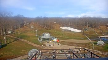 Weather camera view of Powder Ridge Ski Resort.