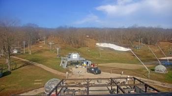 Weather camera view of Powder Ridge Ski Resort.