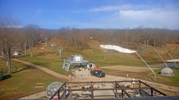 Weather camera view of Powder Ridge Ski Resort.