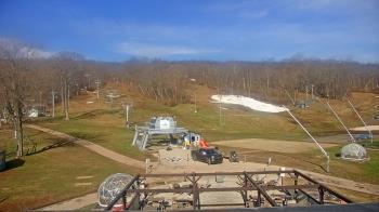 Weather camera view of Powder Ridge Ski Resort.