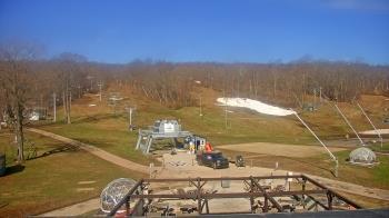 Weather camera view of Powder Ridge Ski Resort.