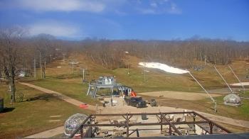 Weather camera view of Powder Ridge Ski Resort.