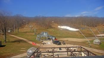 Weather camera view of Powder Ridge Ski Resort.