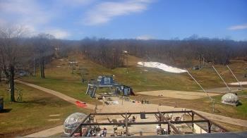Weather camera view of Powder Ridge Ski Resort.