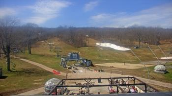 Weather camera view of Powder Ridge Ski Resort.