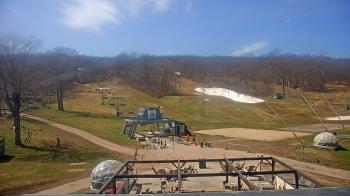Weather camera view of Powder Ridge Ski Resort.