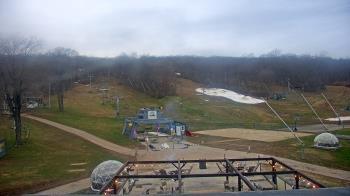 Weather camera view of Powder Ridge Ski Resort.