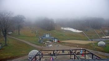 Weather camera view of Powder Ridge Ski Resort.