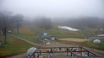 Weather camera view of Powder Ridge Ski Resort.