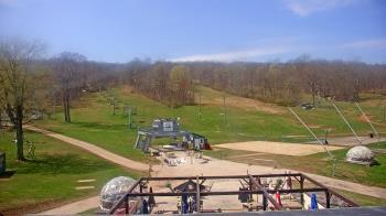 Weather camera view of Powder Ridge Ski Resort.