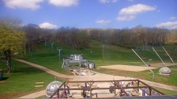 Weather camera view of Powder Ridge Ski Resort.