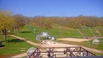 Weather camera view of Powder Ridge Ski Resort.