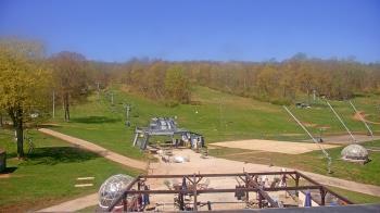 Weather camera view of Powder Ridge Ski Resort.