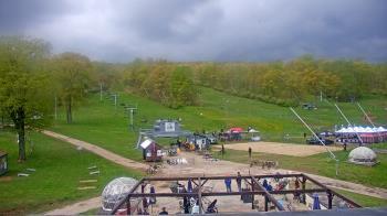 Weather camera view of Powder Ridge Ski Resort.