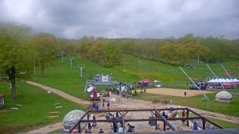 Weather camera view of Powder Ridge Ski Resort.