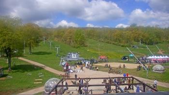 Weather camera view of Powder Ridge Ski Resort.