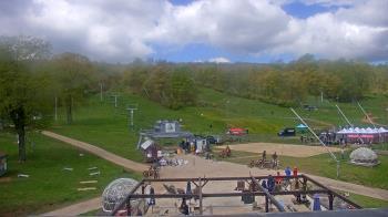 Weather camera view of Powder Ridge Ski Resort.