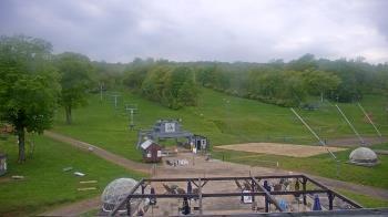 Weather camera view of Powder Ridge Ski Resort.