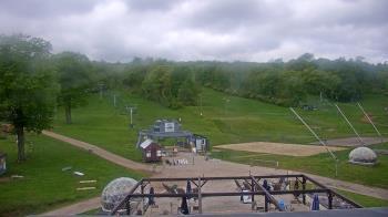 Weather camera view of Powder Ridge Ski Resort.