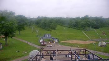 Weather camera view of Powder Ridge Ski Resort.