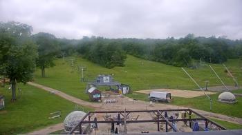 Weather camera view of Powder Ridge Ski Resort.