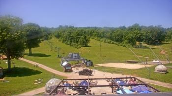 Weather camera view of Powder Ridge Ski Resort.