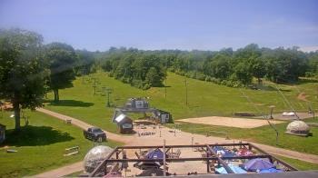 Weather camera view of Powder Ridge Ski Resort.