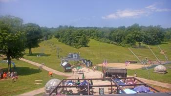 Weather camera view of Powder Ridge Ski Resort.