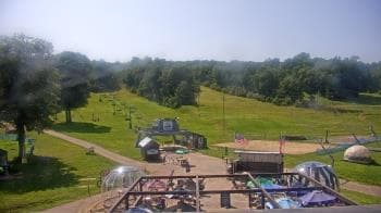 Weather camera view of Powder Ridge Ski Resort.