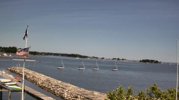 Weather camera view of Beach Point Club.