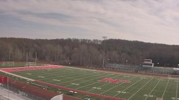 Weather camera view of North Pocono Middle School.