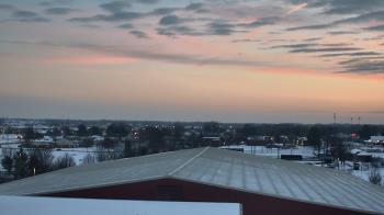 Weather camera view of Noblesville HS.