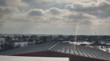 Weather camera view of Noblesville HS.