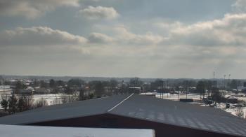 Weather camera view of Noblesville HS.