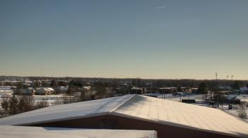Weather camera view of Noblesville HS.