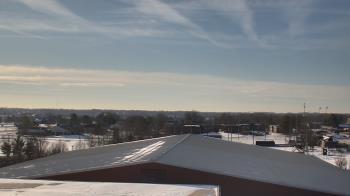 Weather camera view of Noblesville HS.