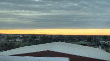 Weather camera view of Noblesville HS.