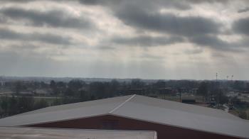 Weather camera view of Noblesville HS.