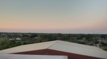 Weather camera view of Noblesville HS.