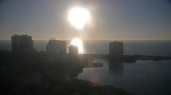 Weather camera view of Naples Grande Beach Resort.