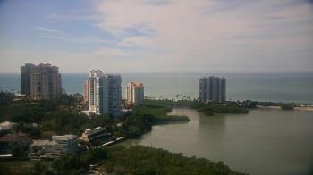 Weather camera view of Naples Grande Beach Resort.