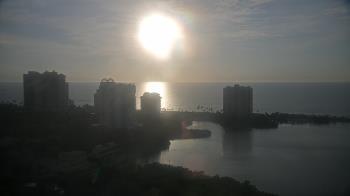 Weather camera view of Naples Grande Beach Resort.