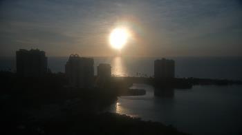 Weather camera view of Naples Grande Beach Resort.