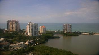 Weather camera view of Naples Grande Beach Resort.